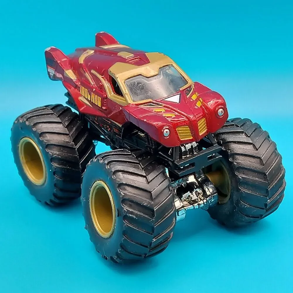 Iron Man Marvel Hot Wheels  Monster Jam Truck 1:64 Stark Industries